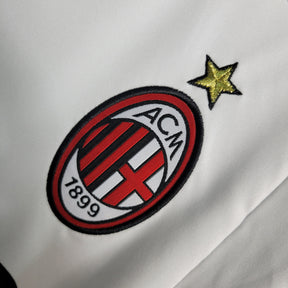 Camisa Milan Away 2007/08 - Adidas Retrô Masculina - Branca/Vermelha