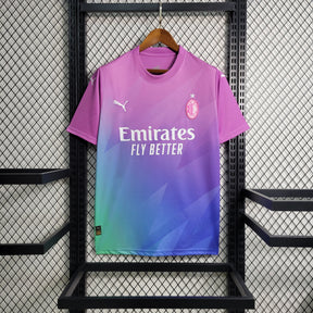 Camisa Milan 2023/24 - Puma Torcedor Masculina - Rosa/Verde