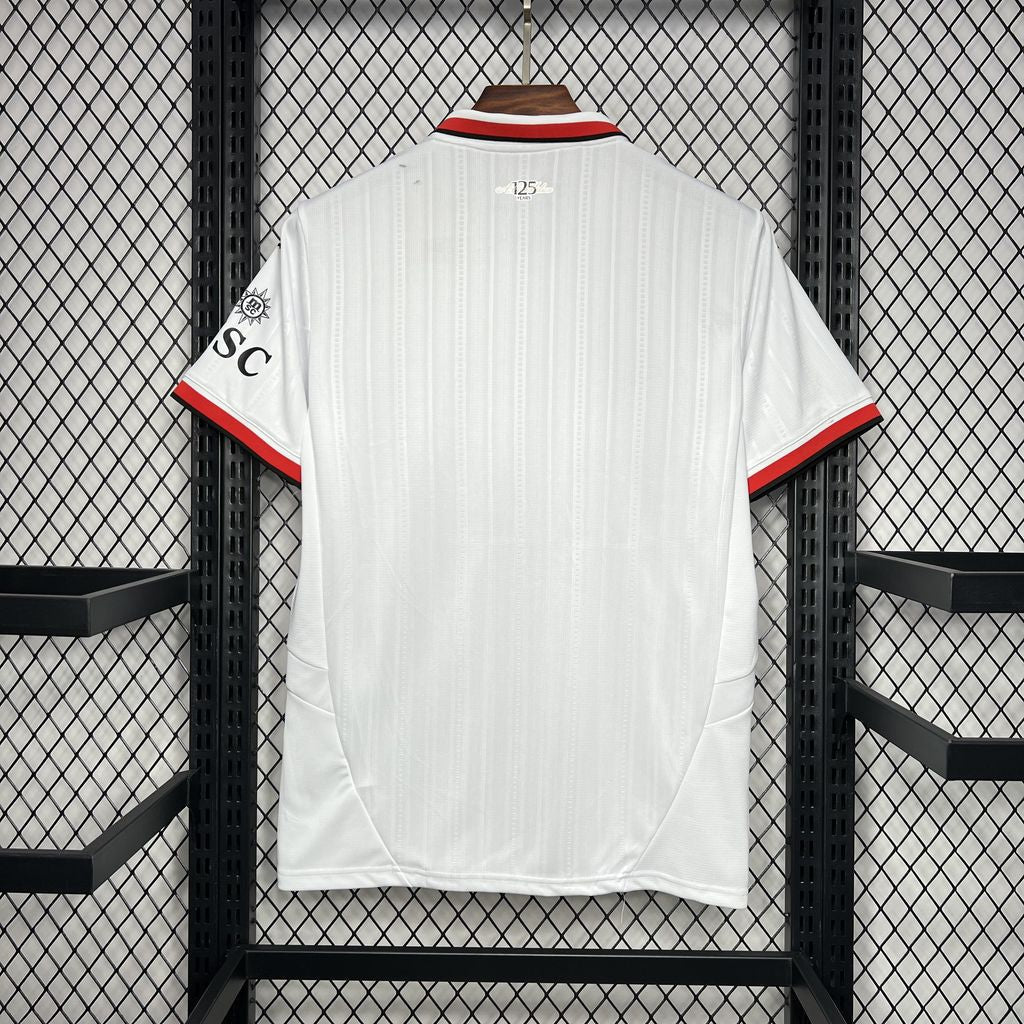 Camisa Milan Away 2024/25 - Puma Torcedor Masculina - Branca/Vermelha