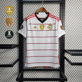 Camisa Flamengo Away 2023/24 - Adidas Torcedor Masculina - Branca/Vermelha