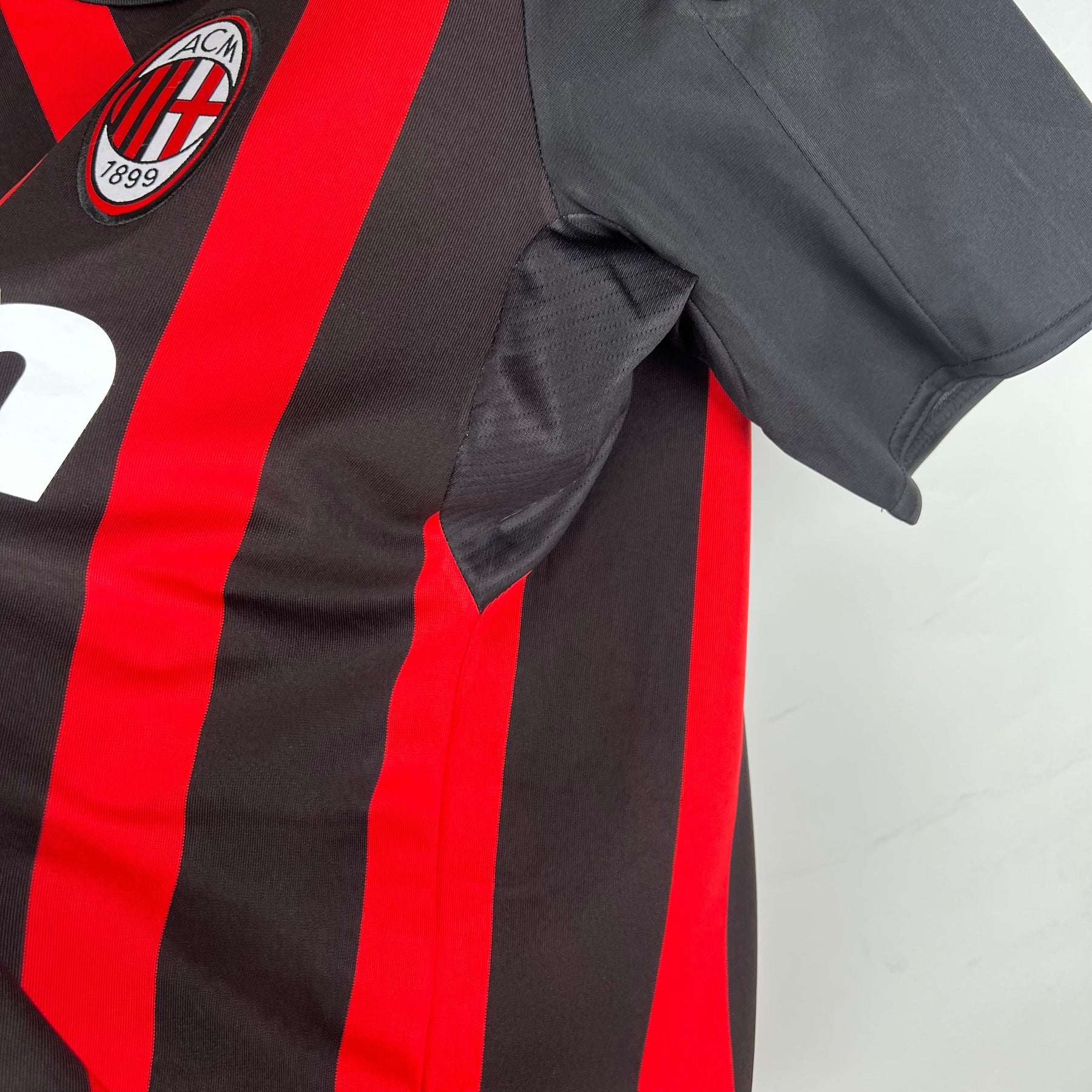 Camisa Milan Home 2008/09 - Adidas Retrô Masculina - Vermelha/Preta