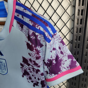 Camisa Seleção Espanha Home 2023/24 - Adidas Torcedor Feminina - Azul/Rosa