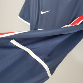 Camisa PSG Home 2002/03 - Nike Retrô Masculina - Azul/Vermelha