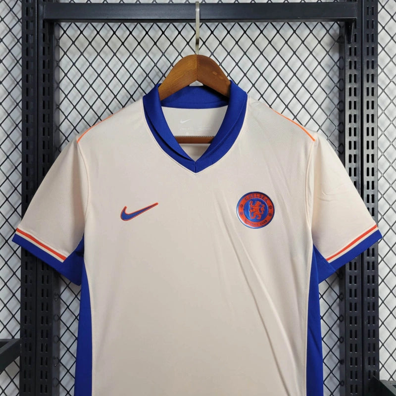 Camisa Chelsea Home 2024/25 - Nike Torcedor Masculina - Bege/Azul