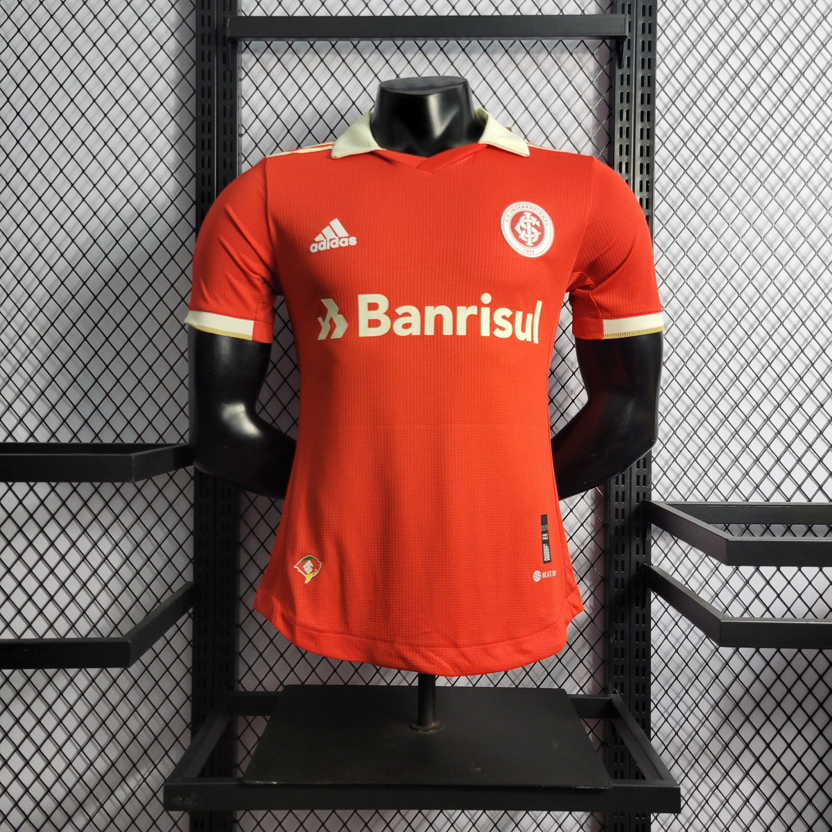 Camisa Internacional Home 2022/23 - Adidas Jogador Masculina - Vermelha/Branca