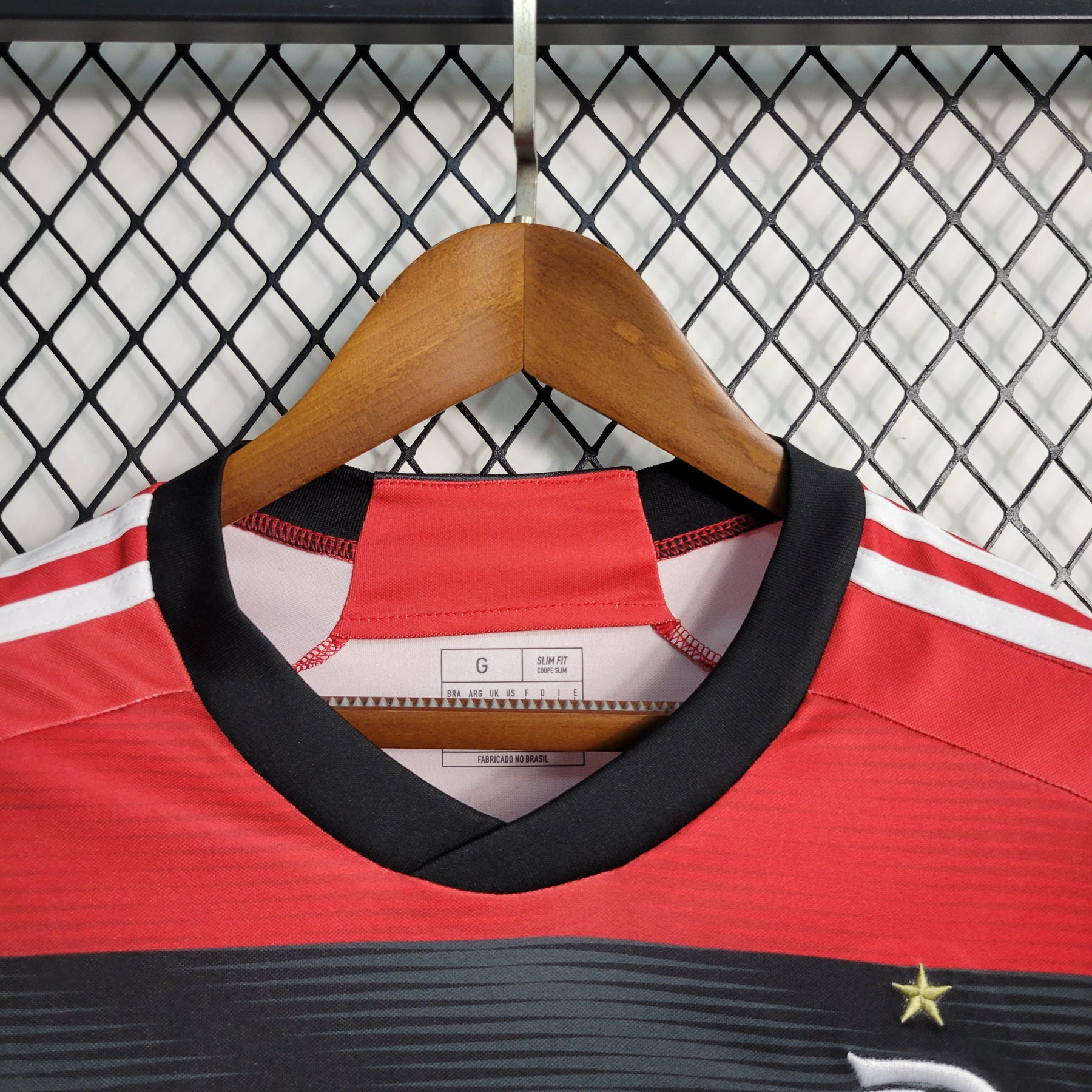 Camisa Flamengo Home 2023/24 - Adidas Torcedor Masculina - Vermelha/Preta