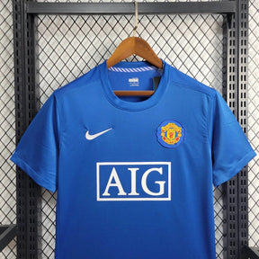 Camisa Manchester United Away 2008/09 - Nike Retrô Masculina - Azul