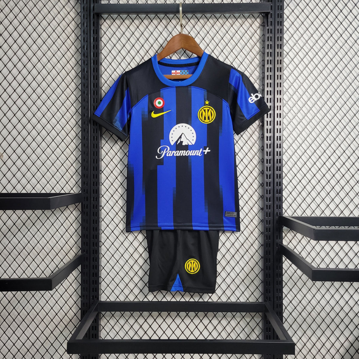 Kit Infantil Inter De Milão Home 2023/24 - Nike Torcedor- Azul/Preta