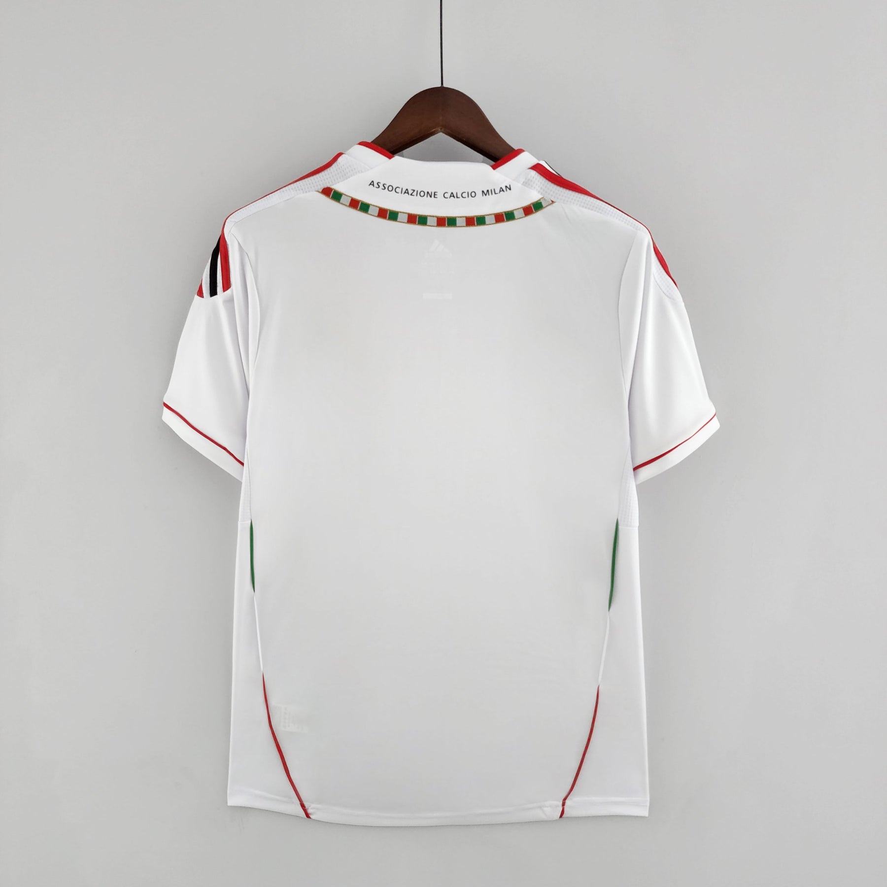 Camisa Milan Away 2011/12 - Adidas Retrô Masculina - Branca/Vermelha