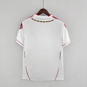 Camisa Milan Away 2011/12 - Adidas Retrô Masculina - Branca/Vermelha