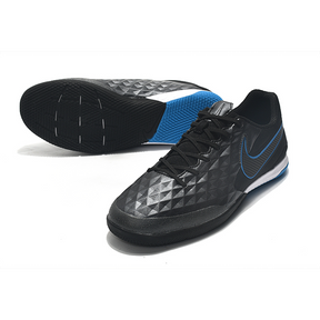 Chuteira Nike Tiempo Legend 8 Futsal Pro Preto/Azul