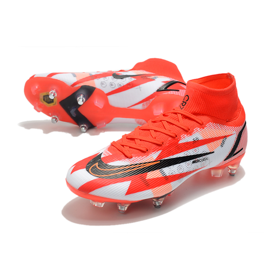 Chuteira Nike Mercurial Superfly 8 Elite CR7 Spark Positivity SG-Pro Trava-mista