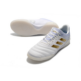 Chuteira Adidas Copa 20.1 Futsal Branco/Dourado