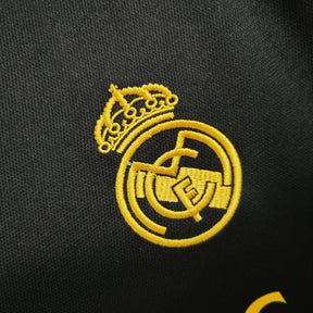 Camisa Real Madrid Away 2023/24 - Adidas Torcedor Masculina - Preta/Dourada