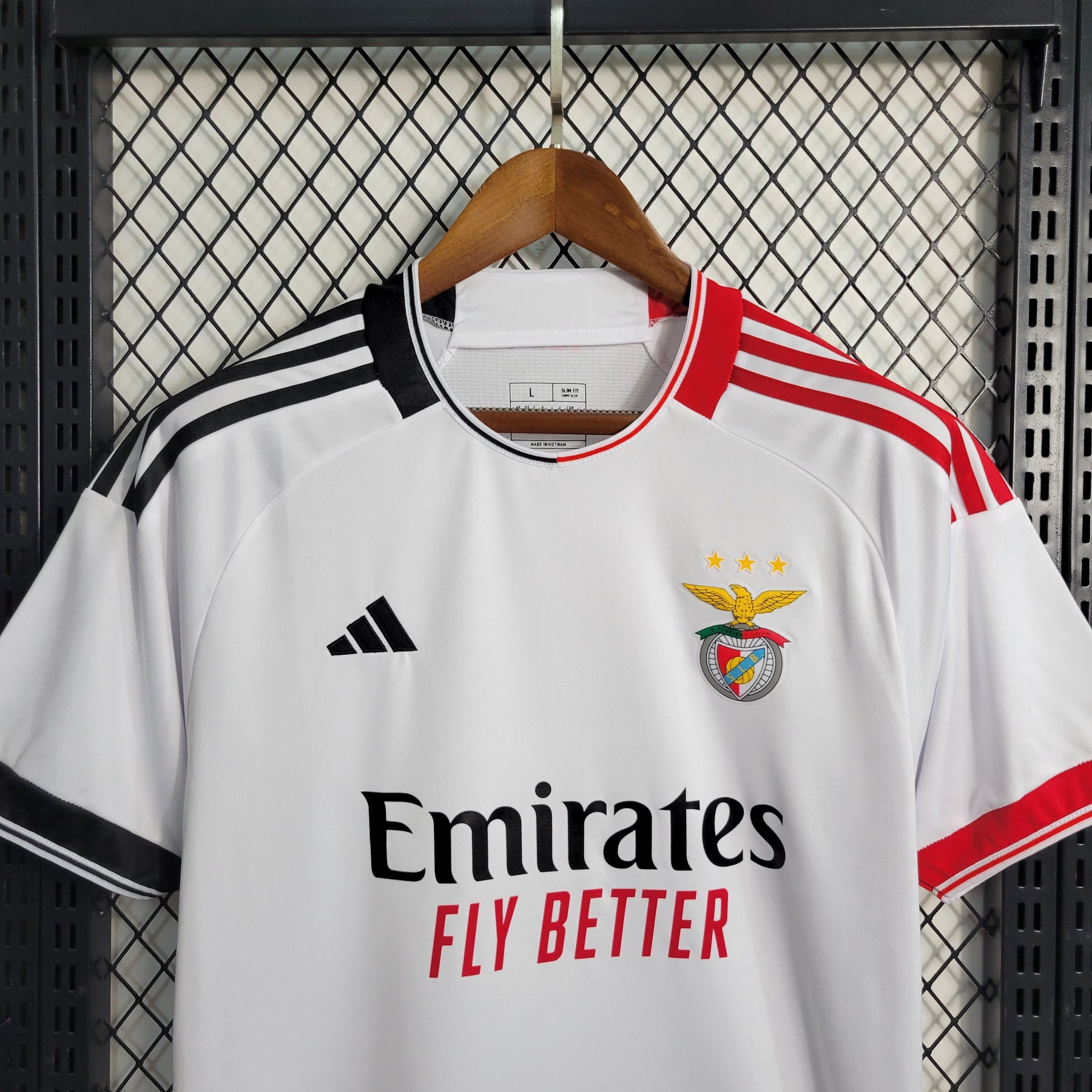 Camisa Benfica Third 2023/24 - Adidas Torcedor Masculina - Brana/Preta