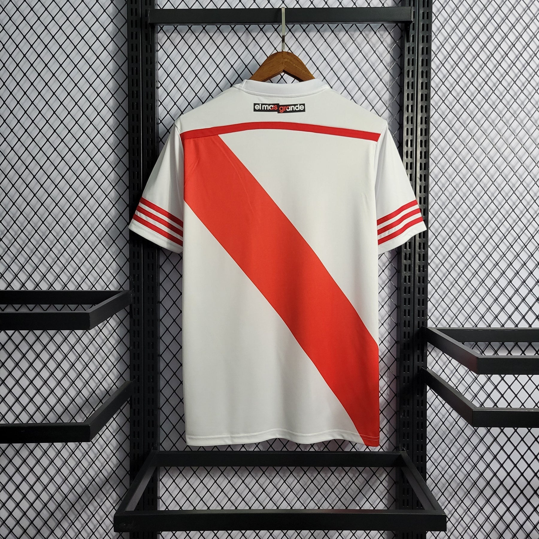 Camisa River Plate Home 2015/16 - Adidas Retrô Masculina - Branca/Vermelha