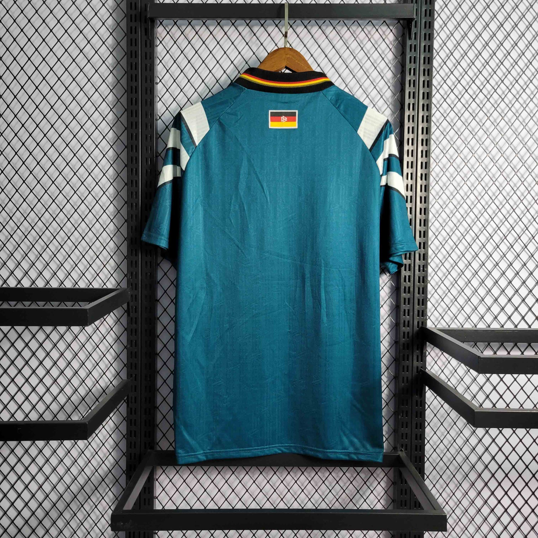 Camisa Seleção Alemanha Away 1996/97 - Adidas Retrô Masculina - Verde/Branca