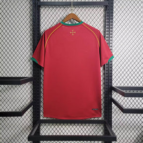 Camisa Seleção Portugal Home 2006 - Nike Retrô Masculina - Vermelha/Verde