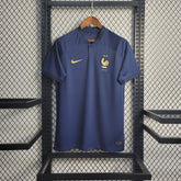 Camisa Seleção França Home 2022/23 - Nike Torcedor Masculina - Azul/Dourada