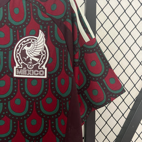 Camisa Seleção México Home 2024/25 - Adidas Torcedor Masculina - Bordo/Verde