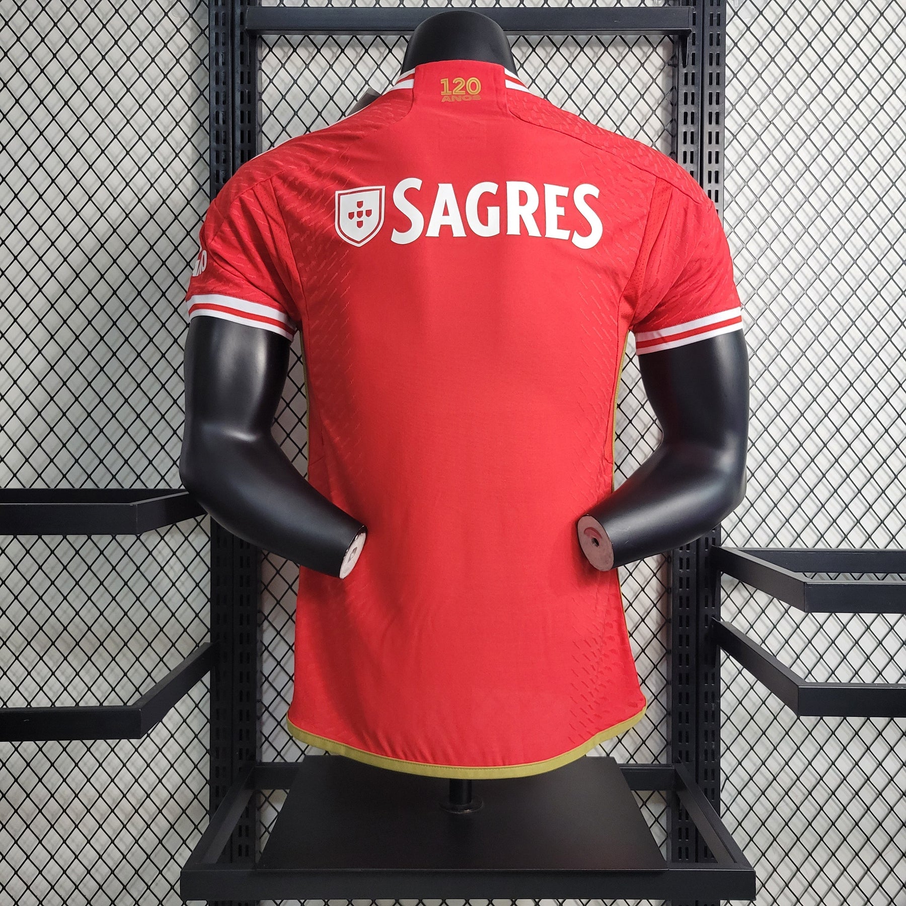 Camisa Benfica Home 2023/24 - Adidas Jogador Masculina - Vermelha/Branca