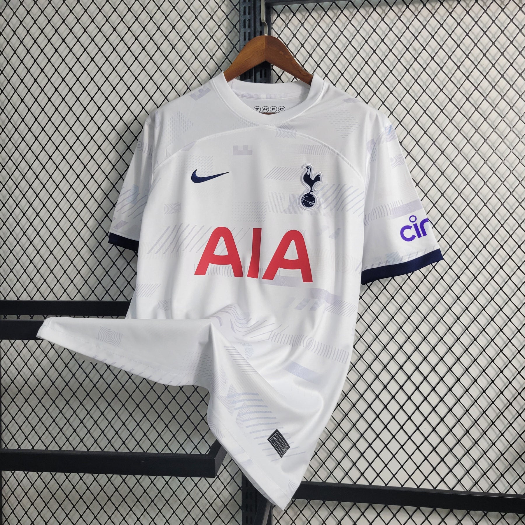 Camisa Tottenham Home 2023/24 - Nike Torcedor Masculina - Branca/Azul