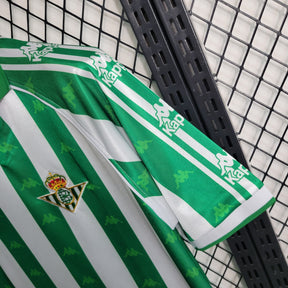 Camisa Real Betis Home 1995/97 - Kappa Retrô Masculina - Branca/Verde