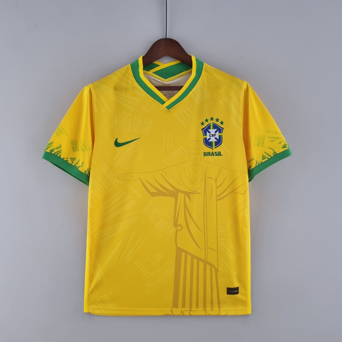 Camisa Seleção Brasil Edição Especial 2022 - Nike Torcedor Masculina - Amarela/Verde