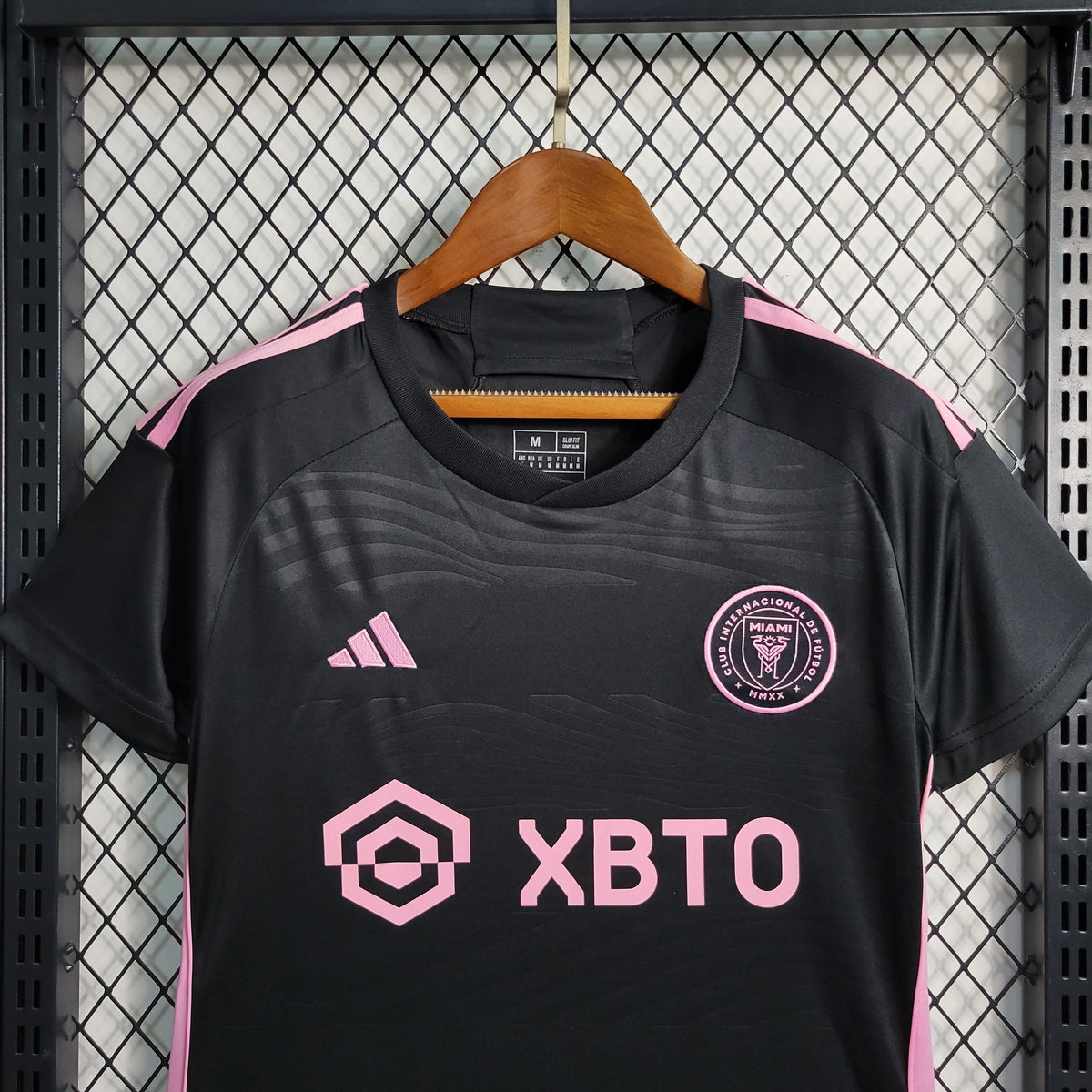 Camisa Inter Miami Away 2023/24 - Adidas Torcedor Feminina - Preta/Rosa