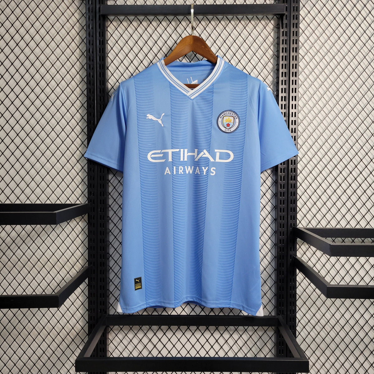 Camisa Manchester City Home 2023/24 - Puma Torcedor Masculina - Azul