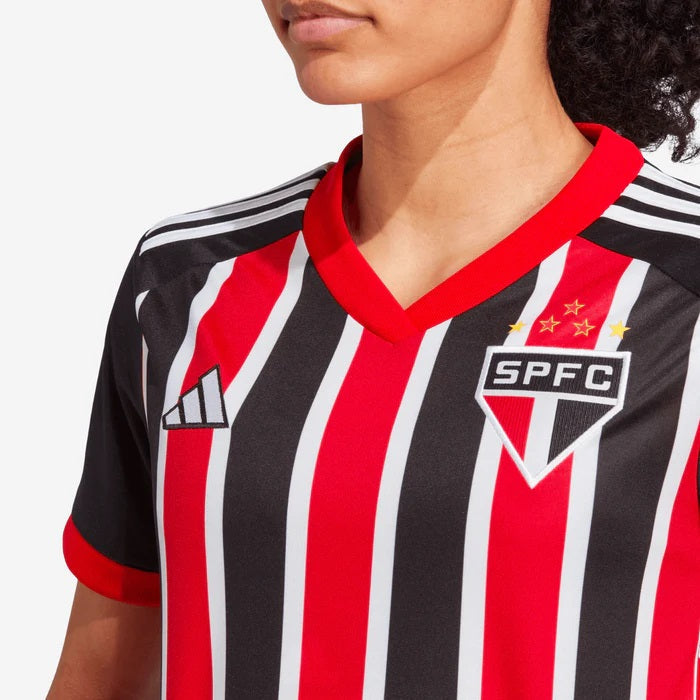 Camisa São Paulo II 23/24 Vermelha Feminina