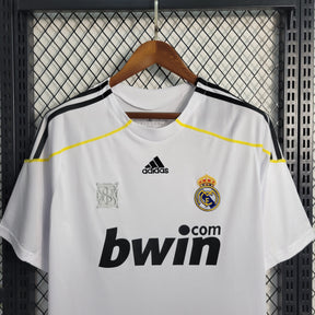 Camisa Real Madrid Home 2009/10 - Adidas Retrô Masculina - Branca