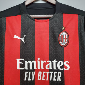 Camisa AC Milan Home 2020/21 - Puma Torcedor Masculina - Vermelha/Preta