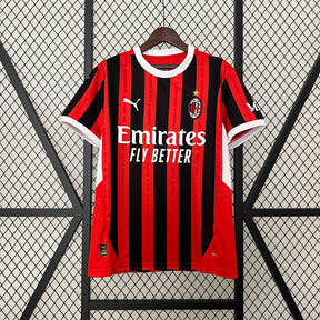 Camisa Milan Home 2024/25 - Puma Torcedor Masculina - Vermelha/Preta