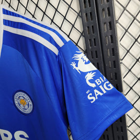 Camisa Leicester City Home 2023/24 - Adidas Torcedor Masculina - Azul