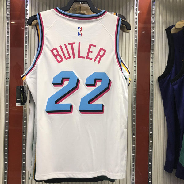 Regata NBA Miami Heat Vice Edition Jimmy Butler Branca