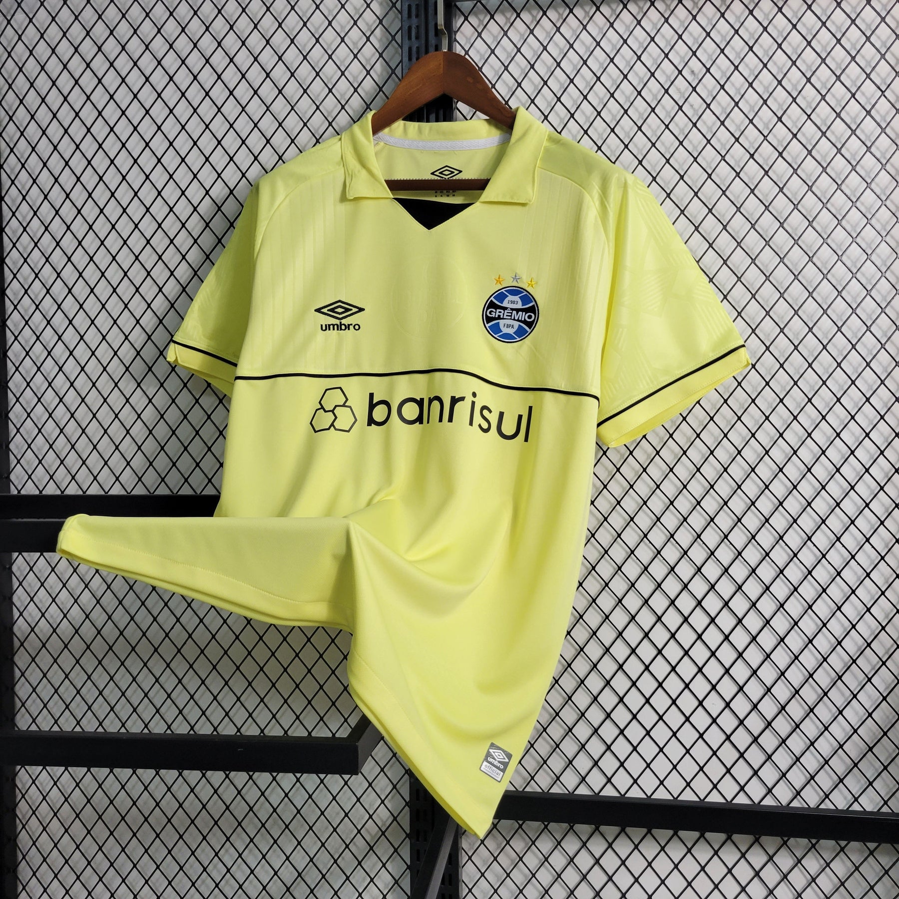 Camisa Grêmio Goleiro 2023/24 - Adidas Torcedor Masculina - Amarela