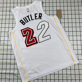 Regata NBA Miami Heat City Edition 22/23 Jimmy Butler Branca