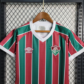 Camisa Fluminense Home 2023/24 - Umbro Torcedor Feminina - Vermelha/Verde