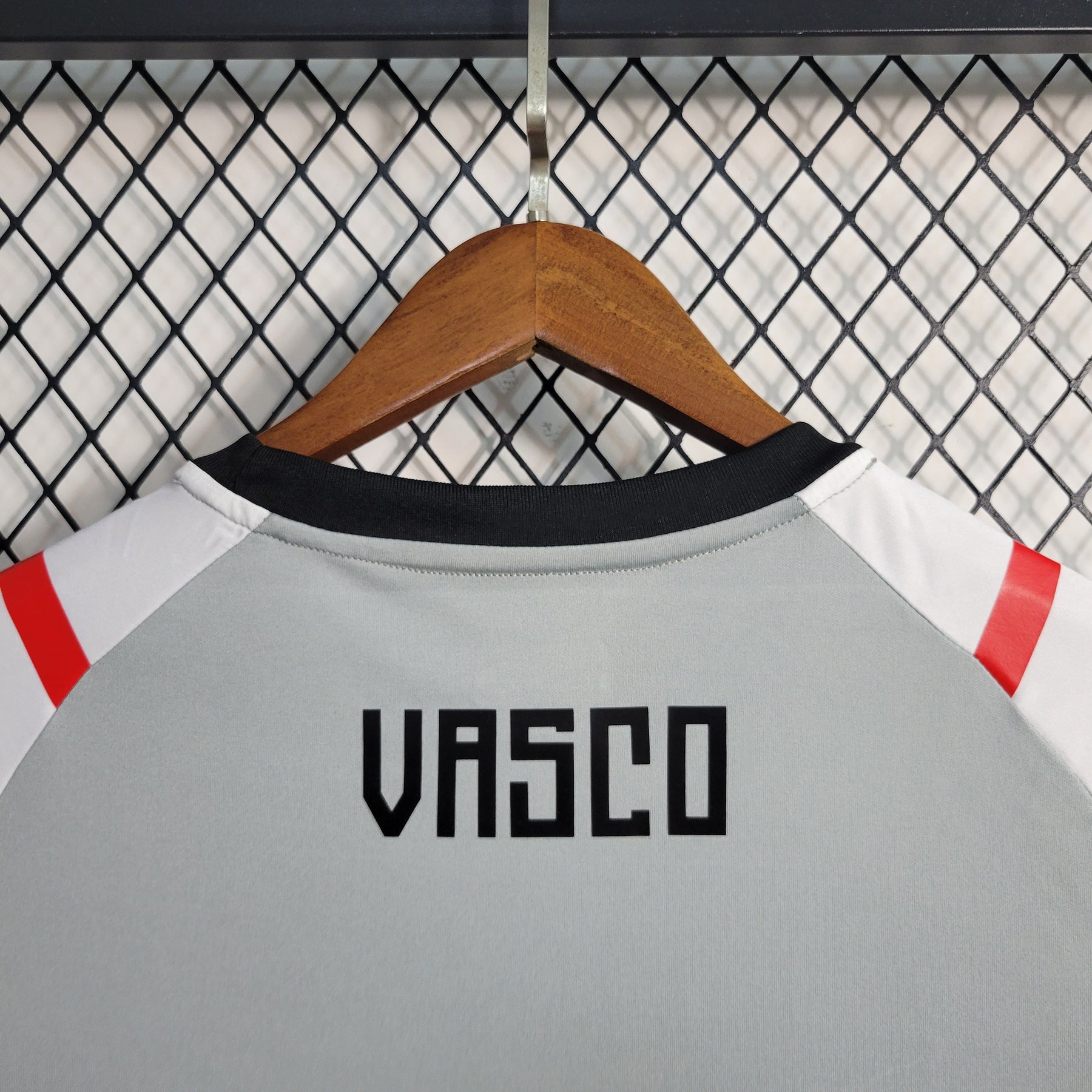 Camisa Vasco da Gama Treino 2023/24 - Kappa Torcedor Masculina - Cinza