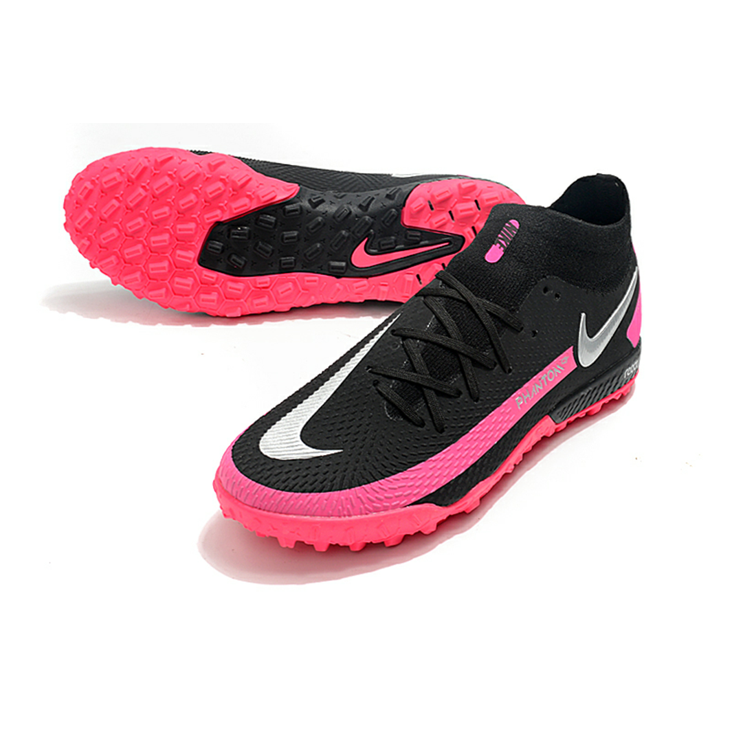 Chuteira Nike Phantom GT Society Elite DF Preto/Rosa