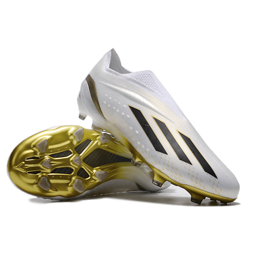 Chuteira Adidas X Speedportal + Branco/Dourado