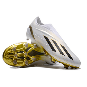 Chuteira Adidas X Speedportal + Branco/Dourado