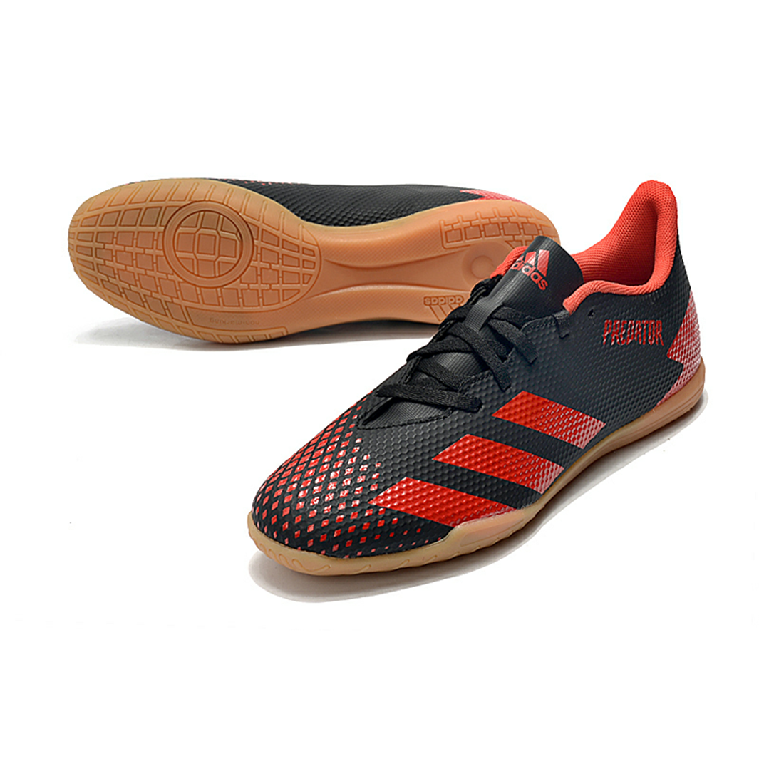 Chuteira Adidas Predator 20.4 Futsal Preto/Vermelho