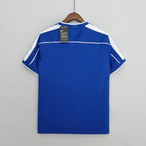 Camisa Seleção Brasil Away 1998 - Nike Retrô Masculina - Azul/Branca