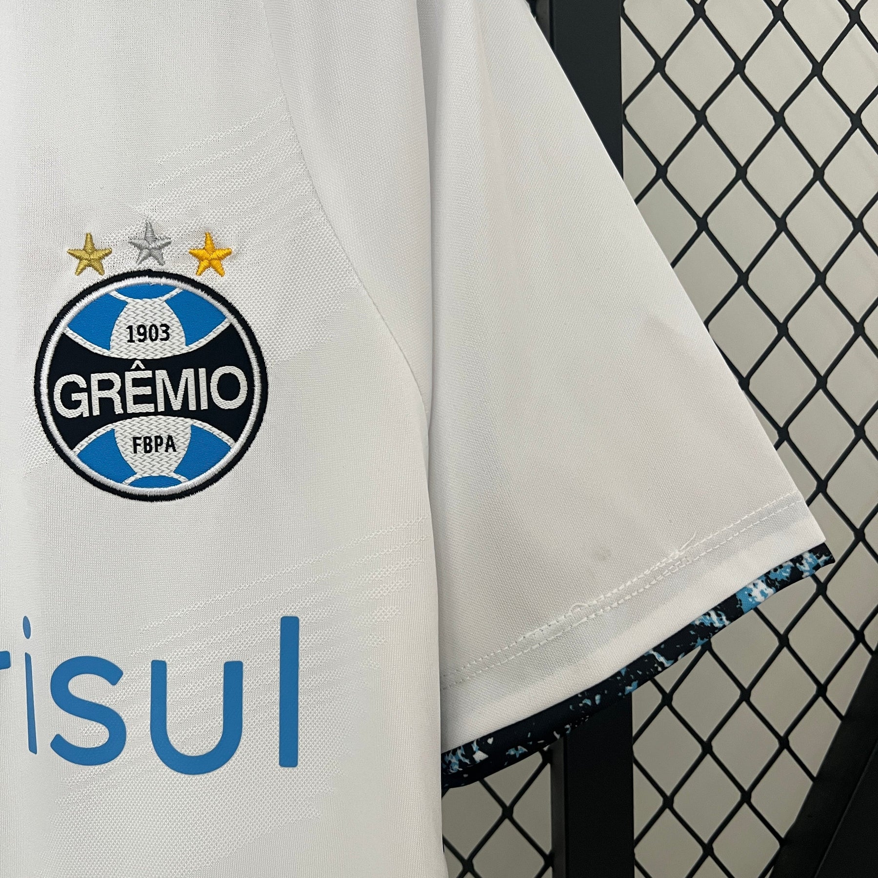 Camisa Grêmio Away 2024/25 - Umbro Torcedor Masculina - Branca/Azul