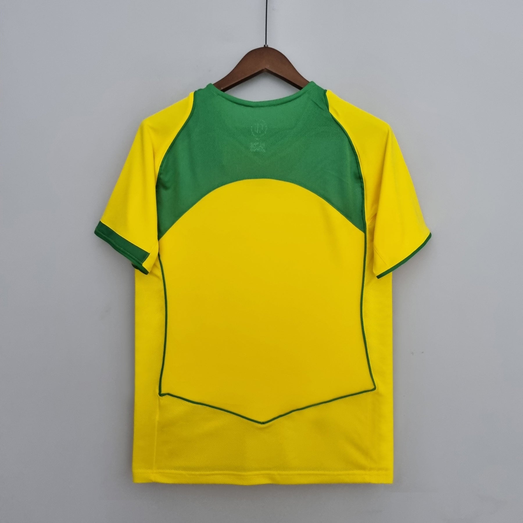 Camisa Seleção Brasil Home 2004/06 - Nike Retrô Masculina - Amarela/Verde