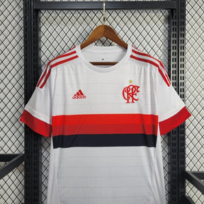 Camisa Flamengo Away 2015/16 - Adidas Retrô Masculina - Branca/Vermelha