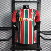 Camisa Fluminense Home 2022/23 - Umbro Jogador Masculina - Vermelha/Verde