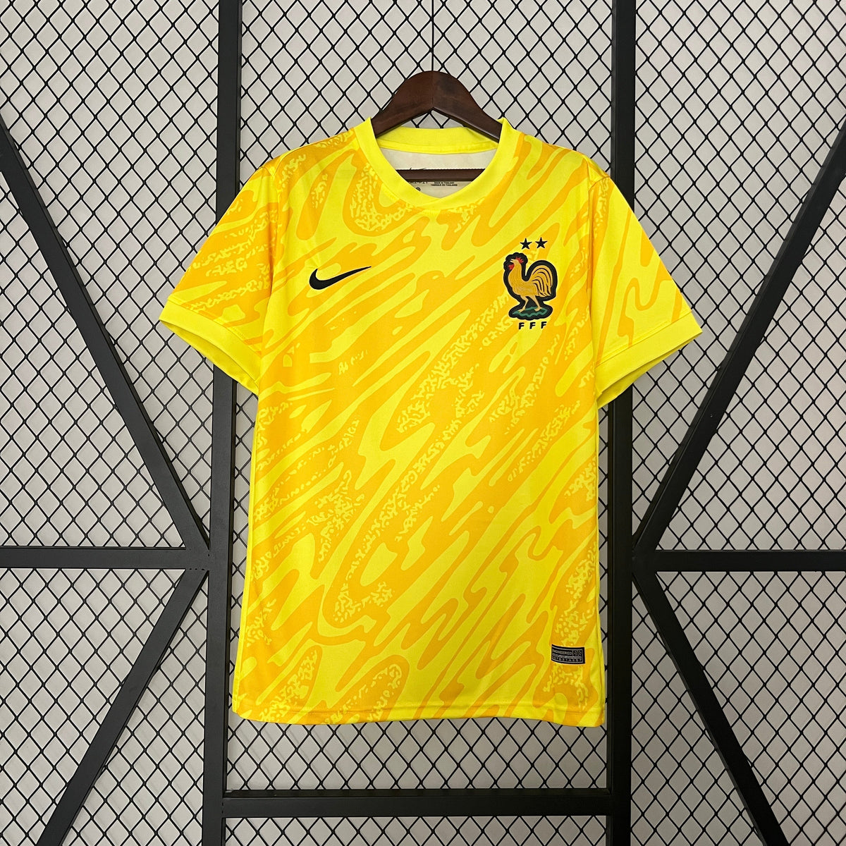 Camisa Seleção França Goleiro 2024/25 - Nike Torcedor Masculina - Amarela